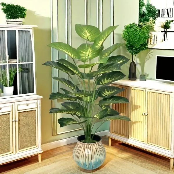 Artificial Monstera Plant - Tropical Rainforest Style
