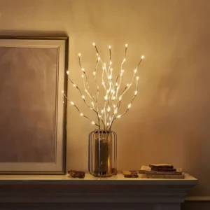 Branch Lamp, Battery Powered with 20 LED Light Strings