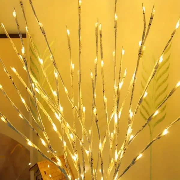 Branch Lamp, Battery Powered with 20 LED Light Strings - Image 4