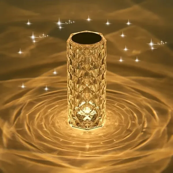 1pc Crystal Diamond Table Lamp